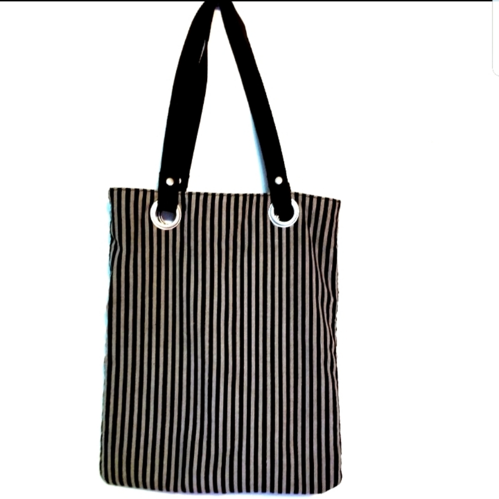 Striped Tote Bag